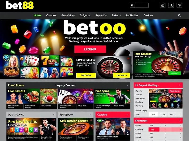 Welcome to bet88 login.com, the official platform for premium online gambling games. Access instant sports betting, casino slots, poker, and exclusive deals by logging in today.